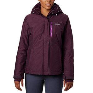 Columbia Alpine Action OH Jacket in Black Cherry